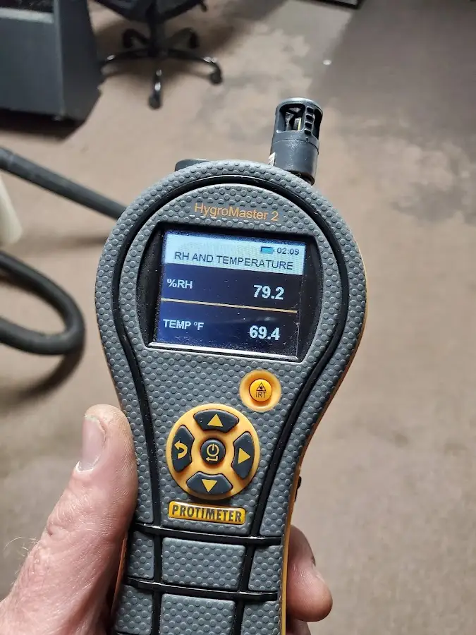 Moisture meter humidity assessment for Fire & Smoke Damage Restoration in Dover